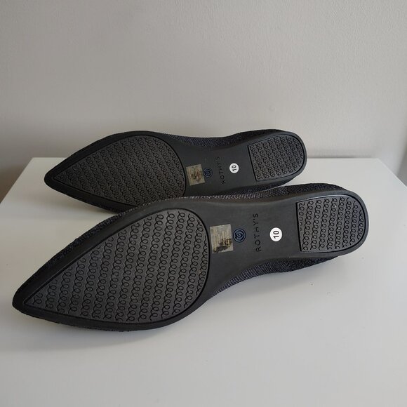 Rothy’s Point - Blue Zebra - Women’s size 10 - NWOB - Picture 4 of 6